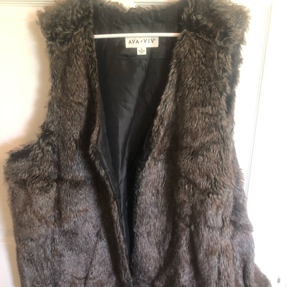 Ava & Viv Jackets & Blazers - Beautiful Fur Vest